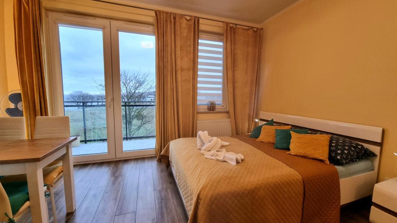 Apartament "Zloty Relaks" Tuz Przy Plazy Z Balkonem Z Widokiem Na Hel I Hamakami Puck Dış mekan fotoğraf