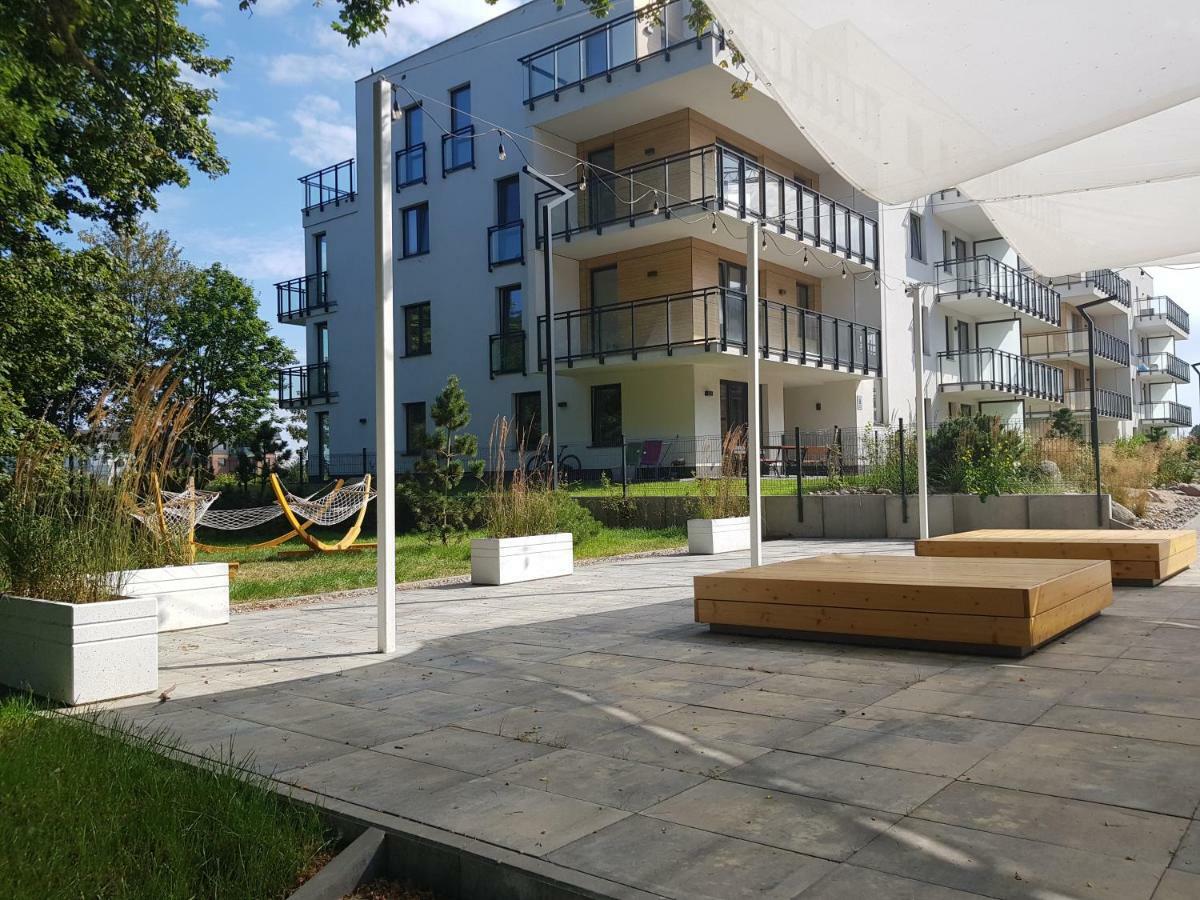 Apartament "Zloty Relaks" Tuz Przy Plazy Z Balkonem Z Widokiem Na Hel I Hamakami Puck Dış mekan fotoğraf