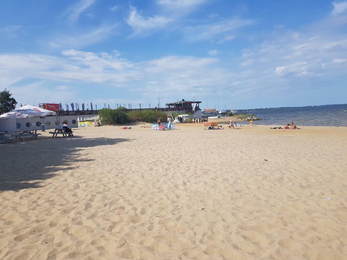 Apartament "Zloty Relaks" Tuz Przy Plazy Z Balkonem Z Widokiem Na Hel I Hamakami Puck Dış mekan fotoğraf